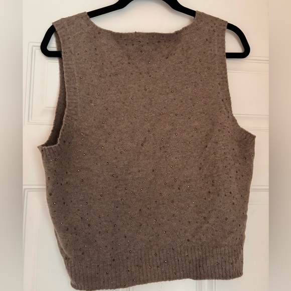 J.Crew Crystal-embellished sweater shell in Supersoft yarn - Picture 5 of 6